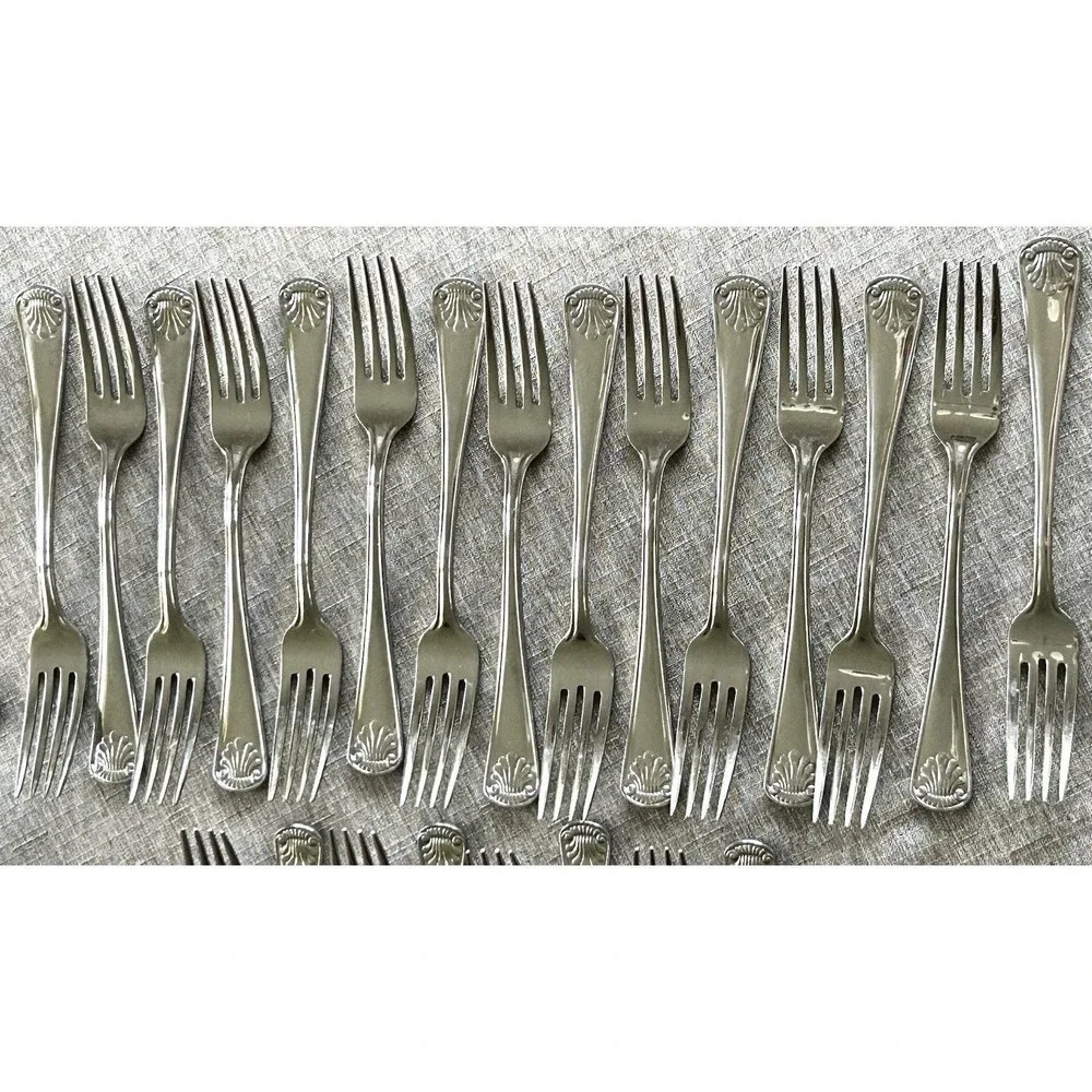 Towle Regency Collection Champlain Glossy Flatware 73 Pc Set Korea